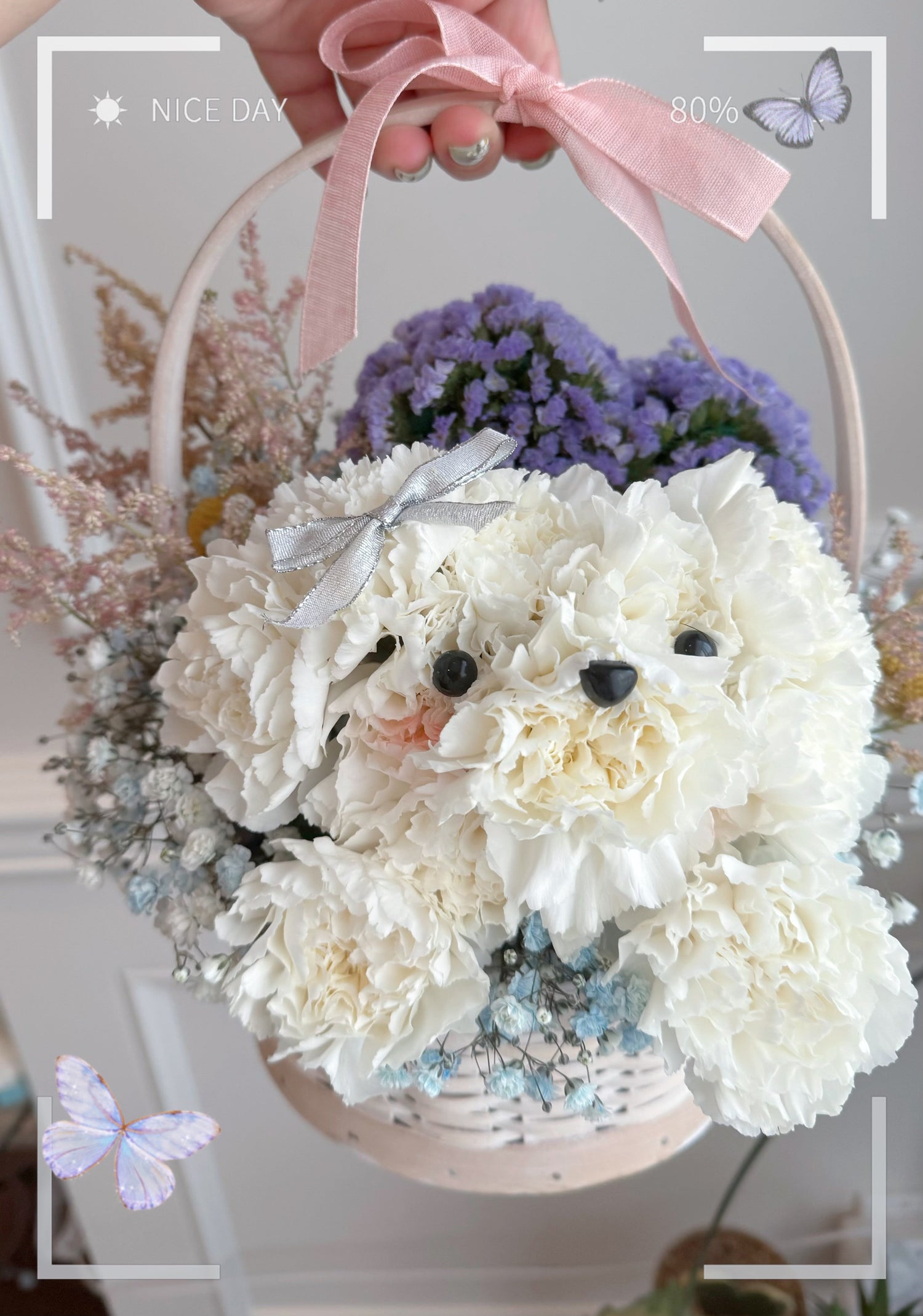 Animal Flower Basket